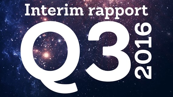 Interimrapport 3. kvartal - 1. juli - 30. september 2016